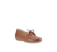 Hush Puppies Irene Boat Shoe In Tan Tan