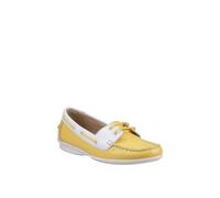 Hush Puppies Irene Boat Shoe In Yellow Yellow
