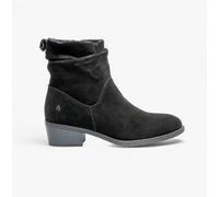 Hush Puppies Iris Womens Suede Zip Up Memory Foam Casual Ankle Boots