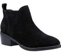 Hush Puppies Isobel Womens Black Casual Smart Chelsea Pull On Ankle Boots
