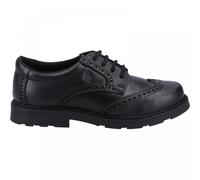 Hush Puppies Shoes Jacob SNR Boys School Shoe Black UK 7