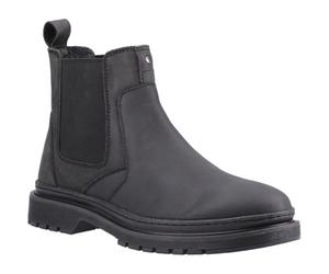 Hush Puppies Jamie Leather Men's Black Boots - UK 11