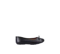 Hush Puppies Janelle Woven Ballerina Womens - Black - Size UK 7