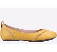 Hush Puppies Women's Janessa Ballet Flat, Yellow, 4 UK