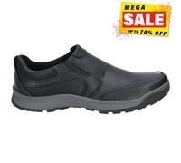 Hush Puppies Men's Jasper Slip on Loafers, Black Black 000, 6 UK