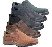 (Brown, 8 (Adults')) Hush Puppies Jasper Leather Men's Tan Nubuck Loafers