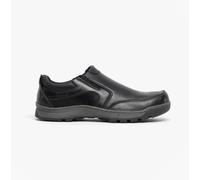 Hush Puppies Men's Jasper Slip on Loafers, Black Black 000, 11 UK