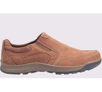 Hush Puppies Jasper Slip On Men's Leather Shoes Men's | Slip On Shoes | Tan Nubuck | UK Size 10