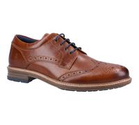 Hush Puppies Mens Jayden Shoes - Tan Leather - Size UK 12