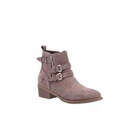 Hush Puppies 'jenna' Leather Ankle Boots In Taupe
