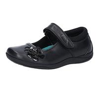 Hush Puppies Jessica Leather Junior Girls - Black - Size 11.5 Kids (UK Shoe)