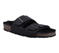 Hush Puppies Jessie Leather WoMens Black Slippers - Size UK 6