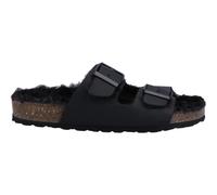 Hush Puppies Jessie Leather Women's Black Slippers