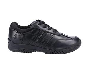 Hush Puppies Jezza 2 Junior School Uniform Shoe, Black, 1 UK Child