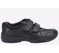 Hush Puppies Jezza 2 Leather Kids Boys Shoes Trainers Size: 1 Colour : Black