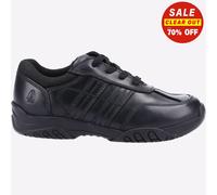 Hush Puppies Jezza 2 Senior School Uniform Shoe, Black, 3 UK