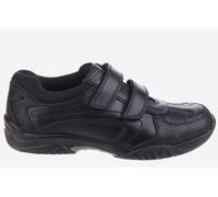 Hush Puppies Jezza Youth Boy's Black Leather Shoes UK 8.5