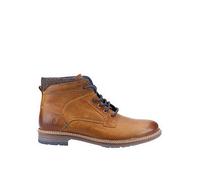 Hush Puppies JOEL Mens Comfort Lace-Up Boots -Camel