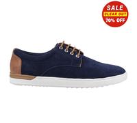 Hush Puppies Joey MEMORY FOAM Mens Casual Suede Leather Shoes Navy