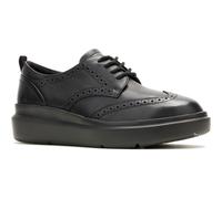 Hush Puppies Joy Leather Womens Black/Black Brogues Shoes - Size UK 3