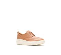 Hush Puppies Joy Wingtip Lace Up In Tan Tan