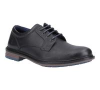 Hush Puppies Julian Leather Men's Black Lace-Up Shoes UK 7