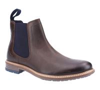 Hush Puppies Justin Chelsea Leather Men's Brown Boots UK 8