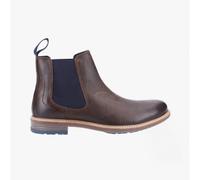 Hush Puppies JUSTIN Mens Comfort Slip-On Boots -Brown