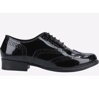 Hush Puppies Kada Senior Patent Girls Womens School Shoes | School Shoes | Patent Black | UK Size 7
