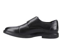 Hush Puppies Kane Leather Men's Black Double Monk Shoes - UK 7 / EU 41 / US 8