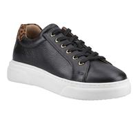 Hush Puppies Kathryn Leather Women's Black Trainers UK 4