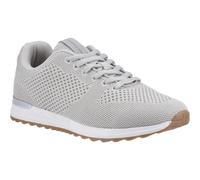 Hush Puppies Katrina Textile WoMens Grey Trainers Knit - Size UK 4