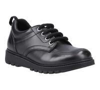 Hush Puppies Keeley Leather Girls's Black Lace-Up Shoes - UK 5