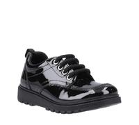 Hush Puppies Keeley Leather Girls's Black Lace-Up Shoes UK 7