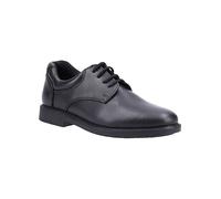 Hush Puppies Kids Black Tim Junior School Shoes Black