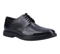 Hush Puppies Kingston Leather Men's Black Brogues Shoes UK 8