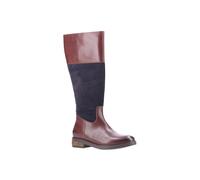 Hush Puppies Kitty Womens LEATHER Casual Dress Fashion Knee High Boots Brown