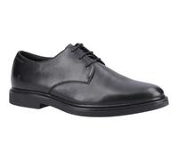 Hush Puppies Kye Leather Mens Black Lace-Up Shoes - Size UK 6