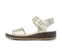 Hush Puppies Ladies Ellie Sandal, Gold, 3
