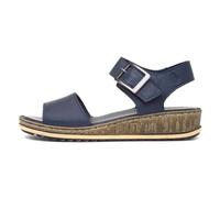 Hush Puppies Ladies Ellie Sandal, Navy, 3