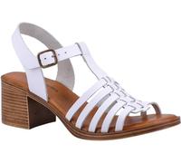 Hush Puppies Ladies Greta Heeled Sandal, White, 6