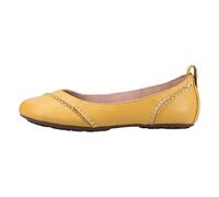 Hush Puppies Women's Janessa Ballet Flat, Yellow, 4 UK