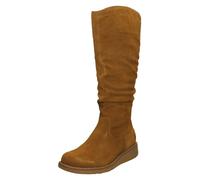 Hush Puppies Ladies Knee High Boots Lucinda - Tan - UK 7