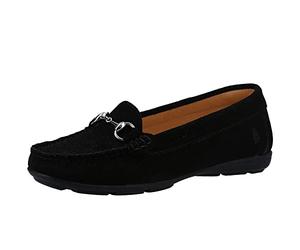 Hush Puppies Ladies Molly Snaffle Loafer, Black, 7
