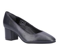 Hush Puppies Ladies/Womens Anna Leather Court Shoe (Navy) - Size UK 4