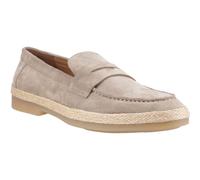 Hush Puppies Laurence Suede Mens Taupe Loafers - Size UK 6