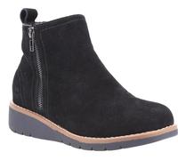 Hush Puppies Libby MEMORY FOAM Womens Boots - Black material_other - Size UK 7