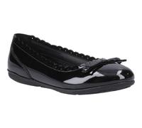 Hush Puppies Lillie Ballerina Pat Jnr, Black, 9 UK Child