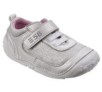 Hush Puppies Boy's Girl's Livvy Sneaker, Silver, 2 UK Child
