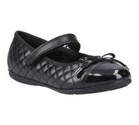 Hush Puppies Lottie Leather Girls's Black Ballet Flats - Size UK 11